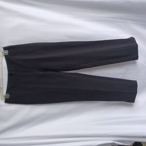 EDAS Black Dress Pants, Made in Italy, Sz 8, Ankle
